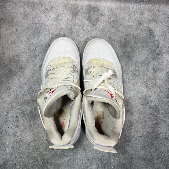 Size 7Y | Jordan 4 White Oreo No Box | Pre-Owned - Picture 4 of 7